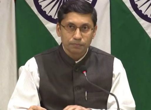 MEA Ministry of External Affairs Spokesperson Arindam Bagchi