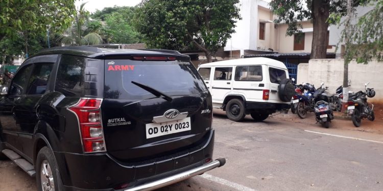 Man arrested for using fake ‘Army’ sticker, number plate on SUV in Bhubaneswar