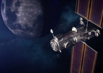 Representational image of lunar space station. Pic- Wikimedia/Commons