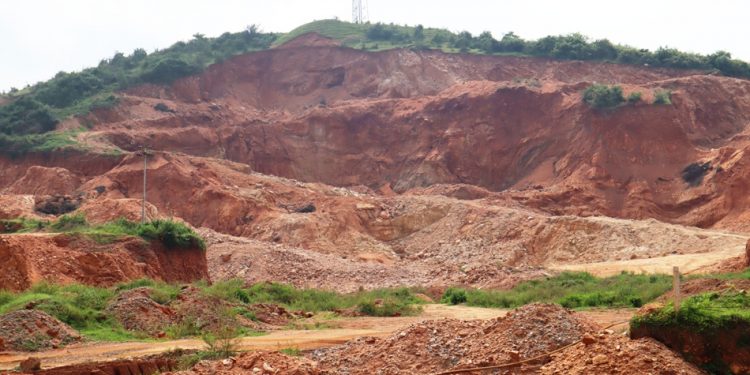 A hill in Khurda is about to lose its existence due to illegal quarrying in the region	 op photo