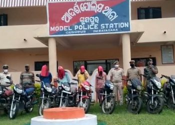 Bike lifting gang busted in Rayagada; four arrested, 10 bikes recovered