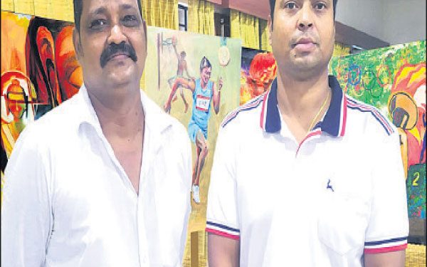 Odisha artists’ paintings at Tokyo Olympics