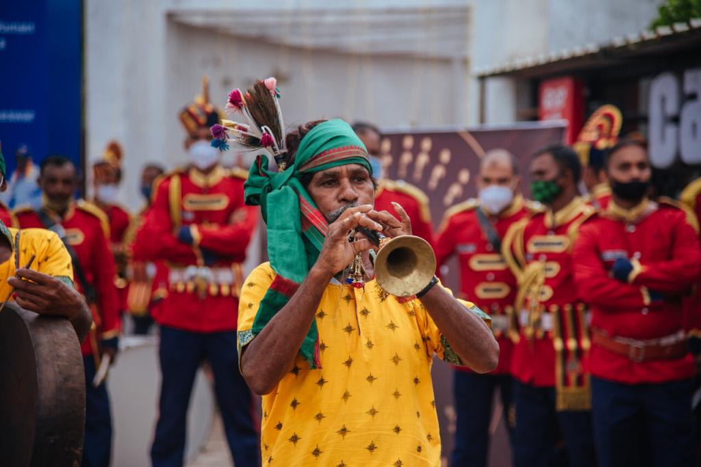 Indian Men’s and Women’s Hockey teams given a traditional welcome