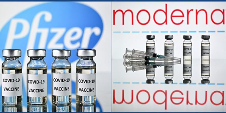 Pfizer and Moderna