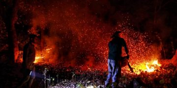 File photo of fire at Similipal