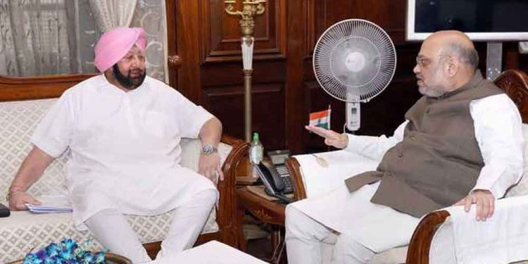 Amarinder Singh meets Union Home Minister Amit Shah for more than an hour, speculation grows