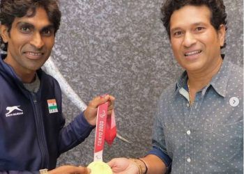 Sachin Tendulkar's calmness helped Pramod Bhagat win gold