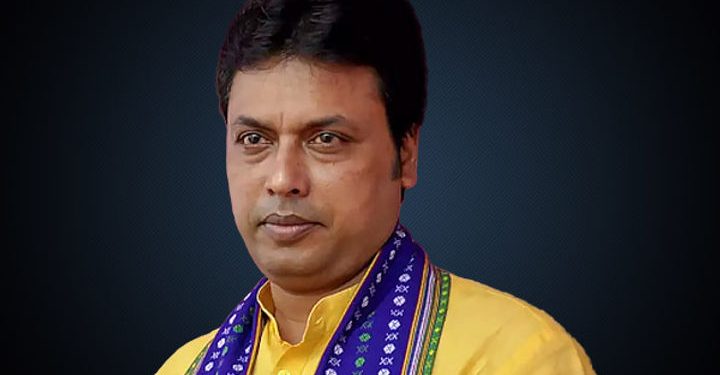 File photo of Tripura CM Biplab Kumar Deb (PC: shortpedia.com)
