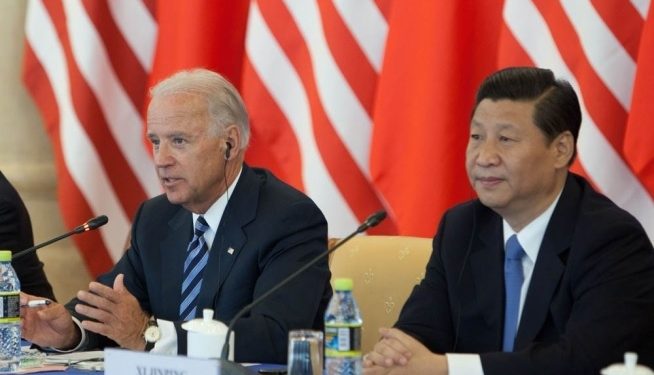 United States President Joe Biden, when he was the vice president, with China's President Xi Jinping during a visit to Beijing in 2011. (File Photo: White House/IANS)