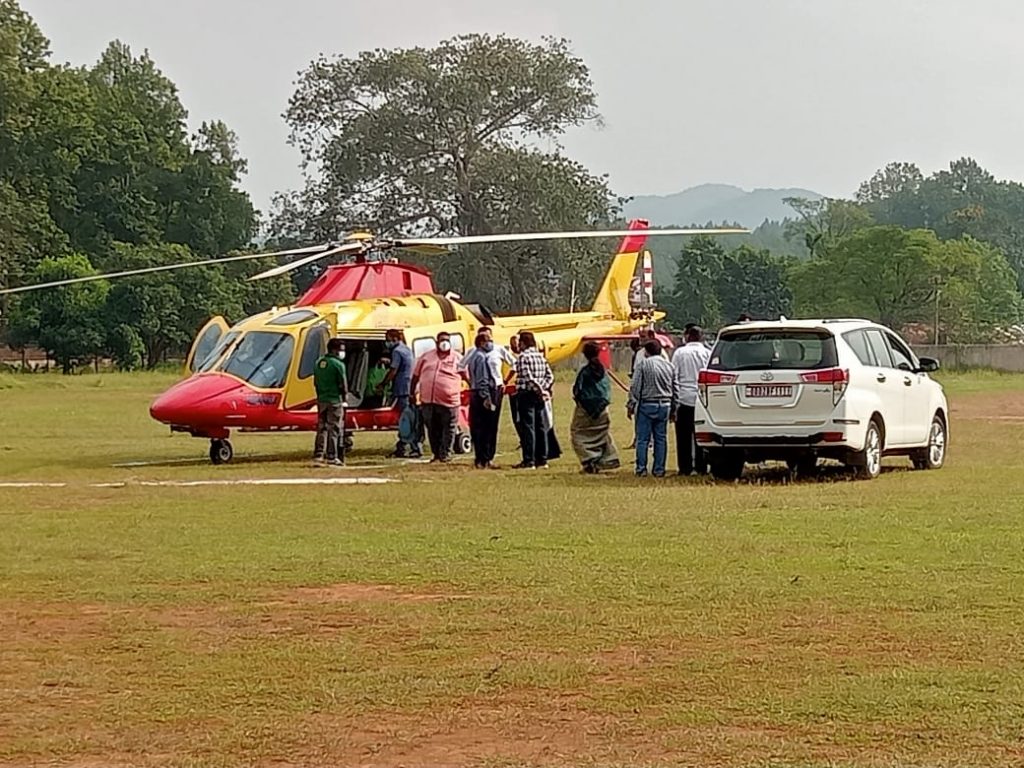 Minister Pratap Jena falls sick, airlifted from Kandhamal to Bhubaneswar 