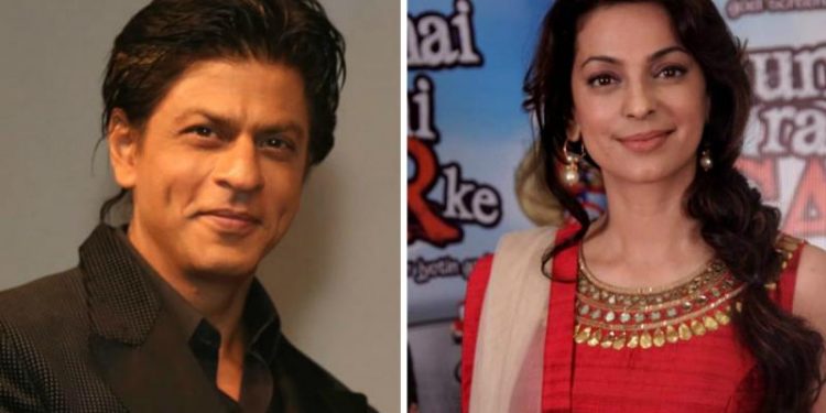 Shah Rukh Khan goes to receive son, Juhi Chawla stands surety