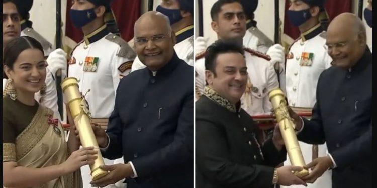 Kangana Ranaut, Adnan Sami, Ekta Kapoor honoured with Padma Shri Awards