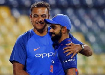 Ravi Shastri and Virat Kohli