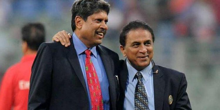 Sunil Gavaskar and Kapil Dev