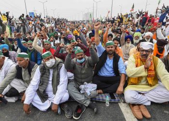 Farmers protest