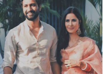 Katrina, Vicky Kaushal return to Mumbai, see pics