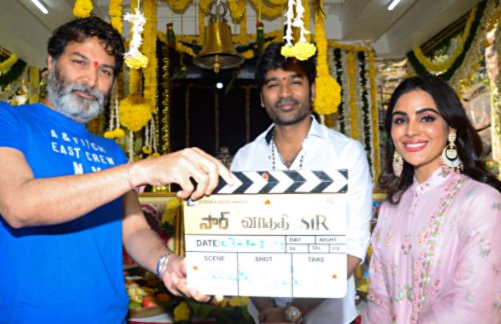 Dhanush's bilingual film 'Sir' goes on floors