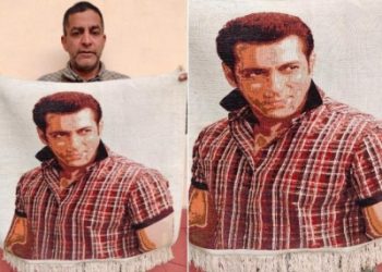 Kashmiri weaver spends 2.5 lakh in 6 months to weave Salman Khan’s image in silk