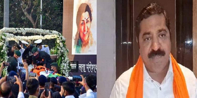 BJP MLA demands Lata Mangeshkar's memorial at Shivaji Park in Mumbai