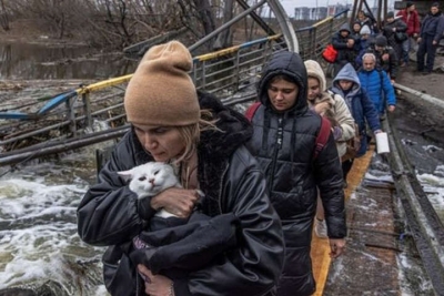 73,000 evacuated from conflict-hit areas in Ukraine Crisis in Aug