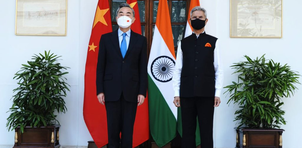 Wang Yi and S Jaishankar