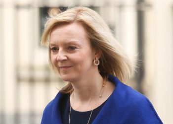 UK Foreign Secretary Liz Truss