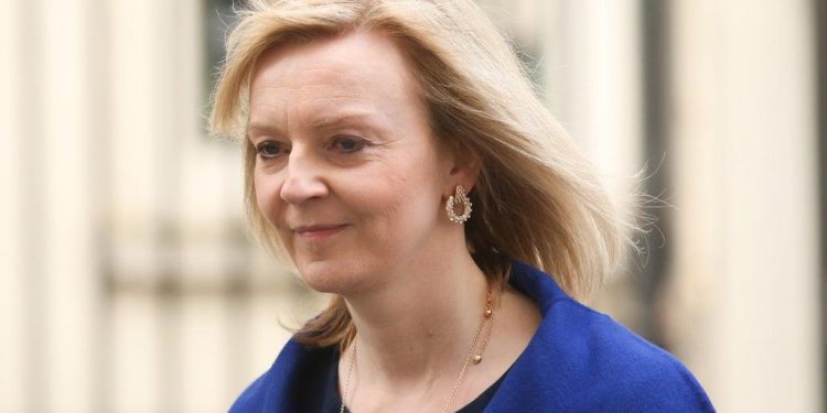UK Foreign Secretary Liz Truss