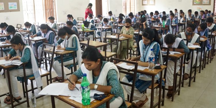 Lakhs of students appear in offline CHSE Class-XII board exams amid blazing heat
