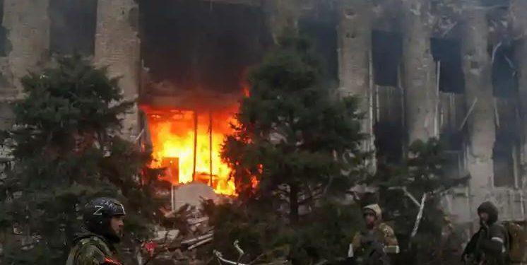 Ukraine Crisis - Civilian evacuation from besieged Mariupol steel mill