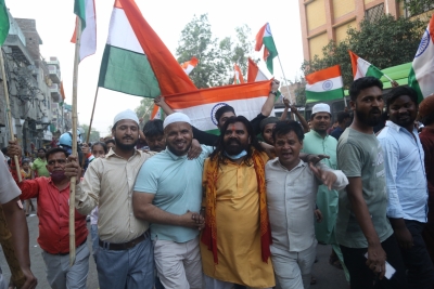 Hindus, Muslims take out Tiranga Yatra in riot-hit Jahangirpuri