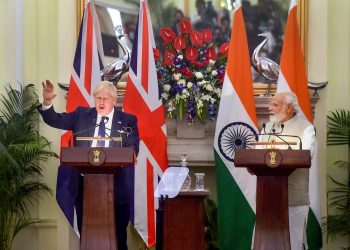 Boris Johnson and Narendra Modii