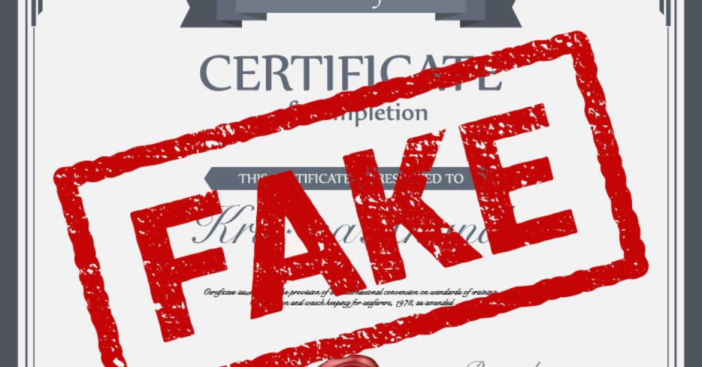 Fake certificate Odisha
