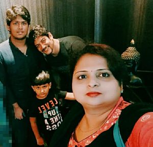 With family