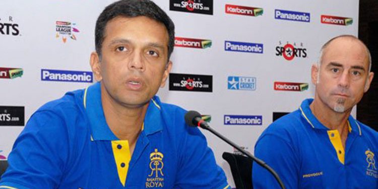 Rahul Dravid and Paddy Upton