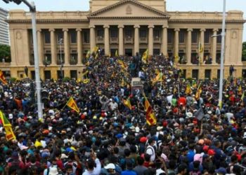 Protesters in Sri Lanka stormed President’s office (Photo: AFP)