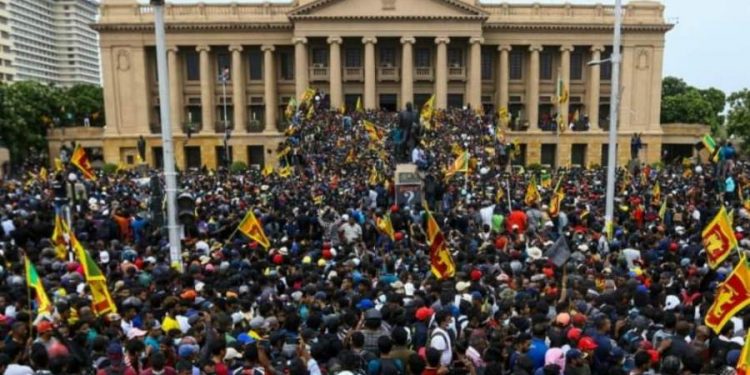 Protesters in Sri Lanka stormed President’s office (Photo: AFP)