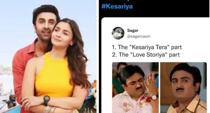 Ranbir-Alia's 'Kesariya' full version sparks a meme fest