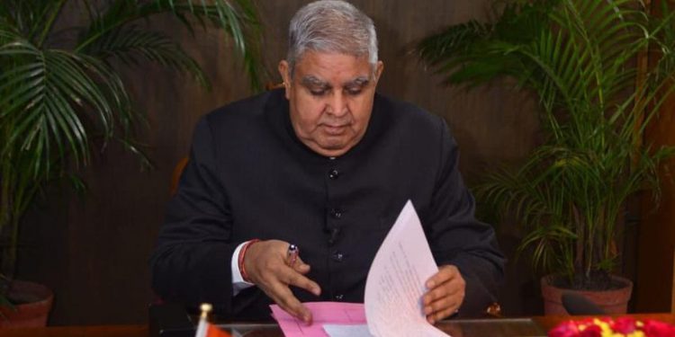 Jagdeep Dhankhar takes over as 14th Vice President of India