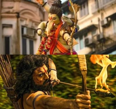 Film avatars of Allu Arjun, Ram Charan trend in Ganesh Chaturthi pandals