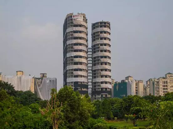 Noida twin towers all set to be demolished Sunday