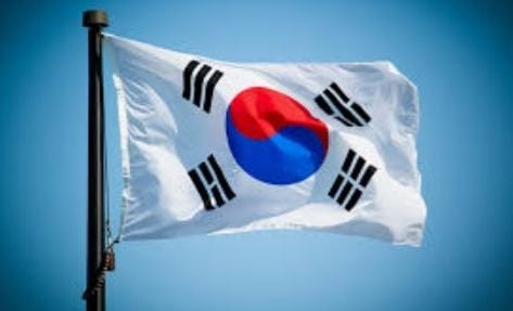 South Korea flag.