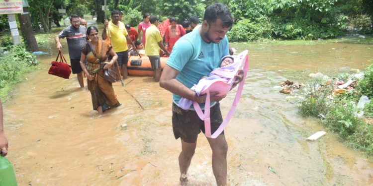 Bhubaneswar, Sundarpada, Daya river, flood