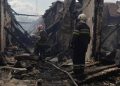 Firefighters work at a site of a professional college that was heavily damaged by a Russian missile strike in Kharkiv, Ukraine (PC: Reuters)