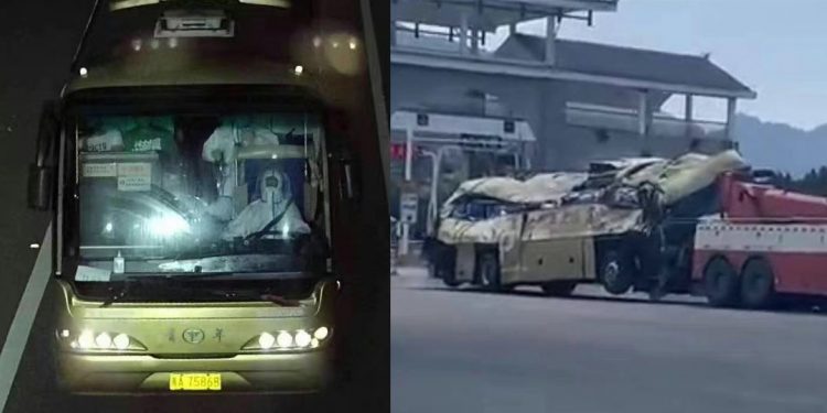 China, bus accident