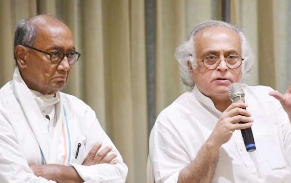 Digvijay Singh, Jairam Ramesh, Congress