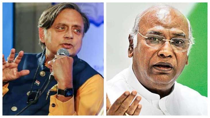 Mallikarjun Kharge, Shashi Tharoor file nomination for Congress prez poll