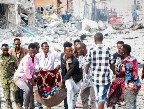 100 killed in Mogadishu car bomb attacks: Somalia PM