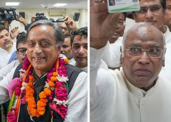 KN Tripathi, Congress, Mallikarjun Kharge, Shashi Tharoor