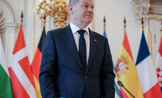 German Chancellor Olaf Scholz