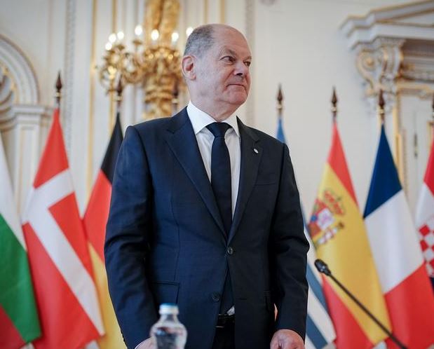 German Chancellor Olaf Scholz